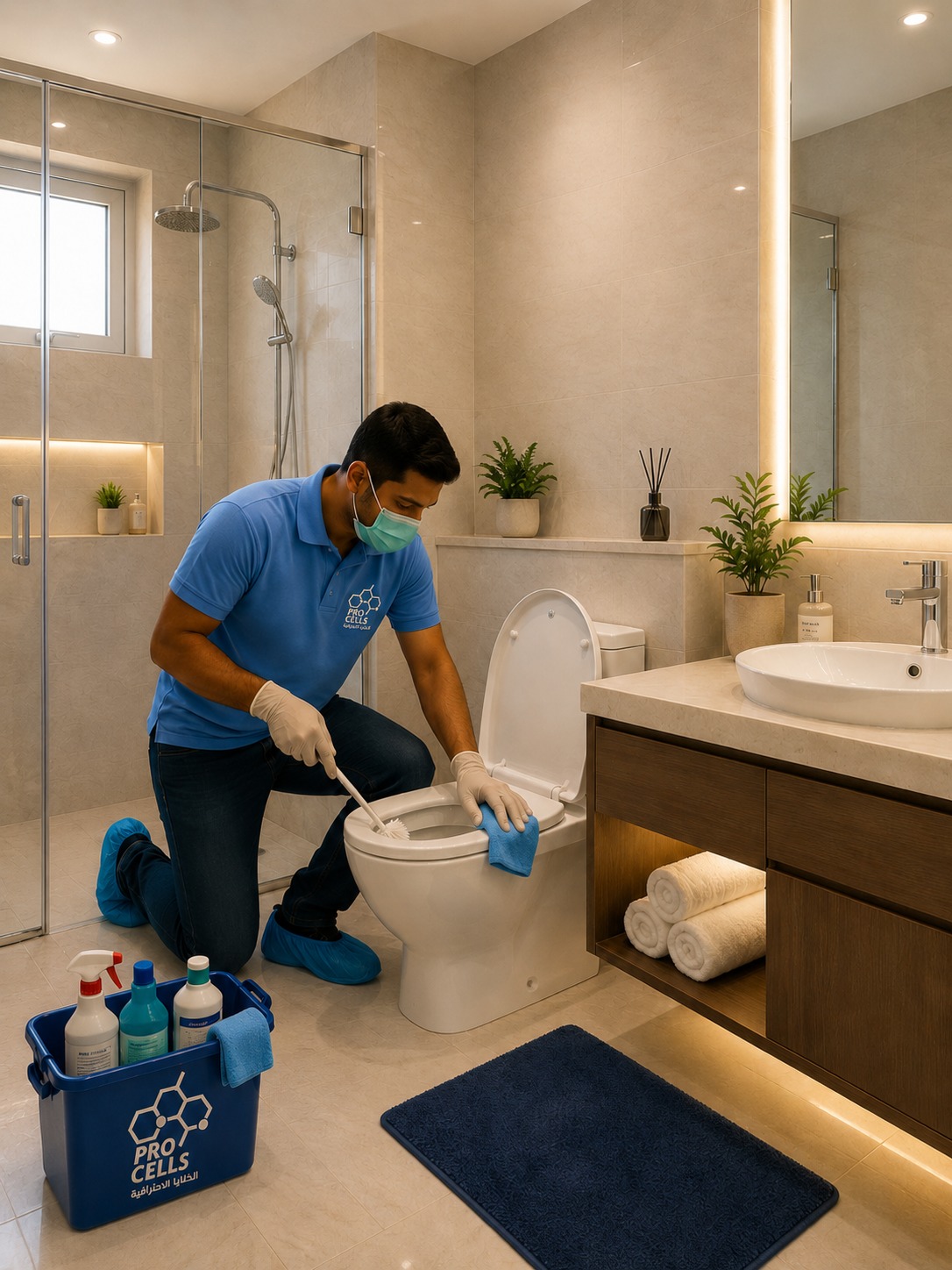 تنظيف دورات المياه